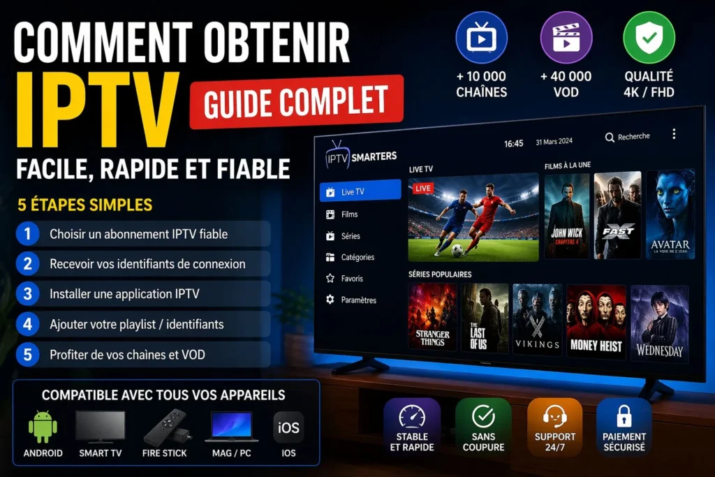Comment obtenir IPTV