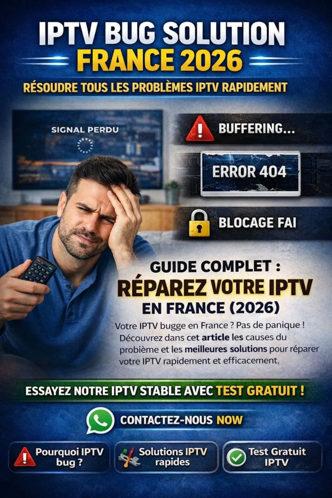 IPTV Bugs solution  in France