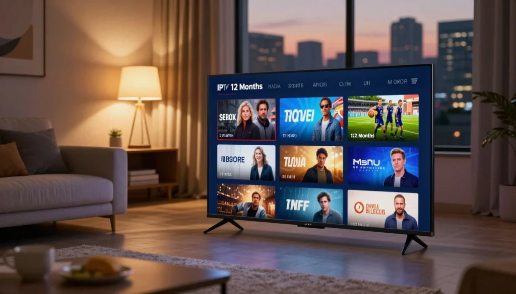 IPTV abonnement 12 mois