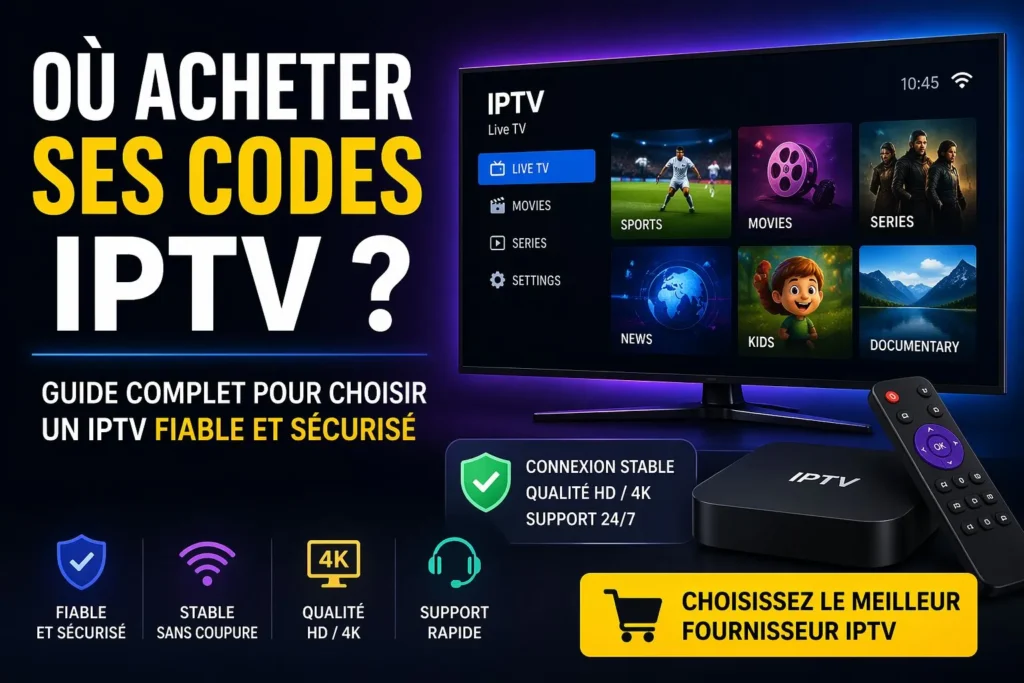 Où acheter ses codes iptv