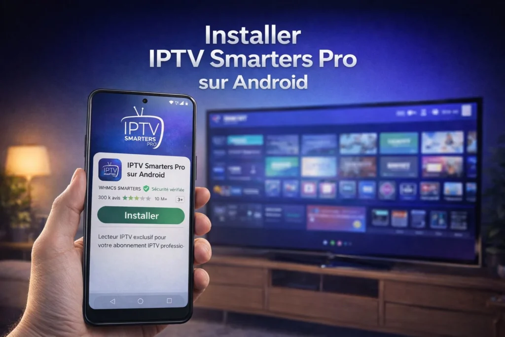 installer iptv smarters pro sur android étape par étape 2026