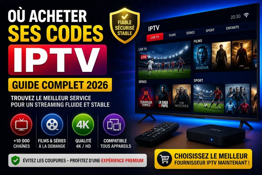 Où acheter ses codes IPTV